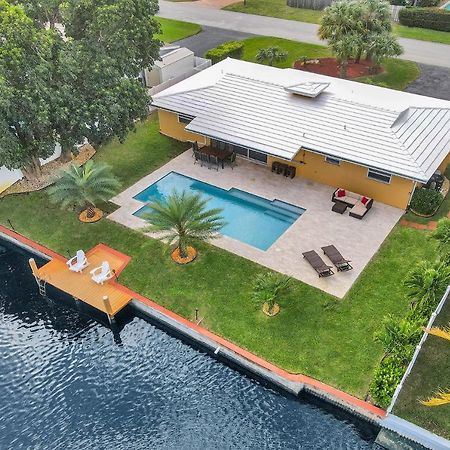 New! Waterfront Heated Pool & Jacuzzi 2 Mi To Beach - Fishing Pier Relaxing Spa & Hammock Fort Lauderdale Ngoại thất bức ảnh
