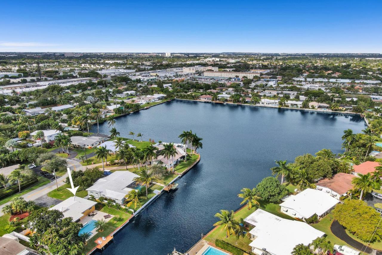 New! Waterfront Heated Pool & Jacuzzi 2 Mi To Beach - Fishing Pier Relaxing Spa & Hammock Fort Lauderdale Ngoại thất bức ảnh