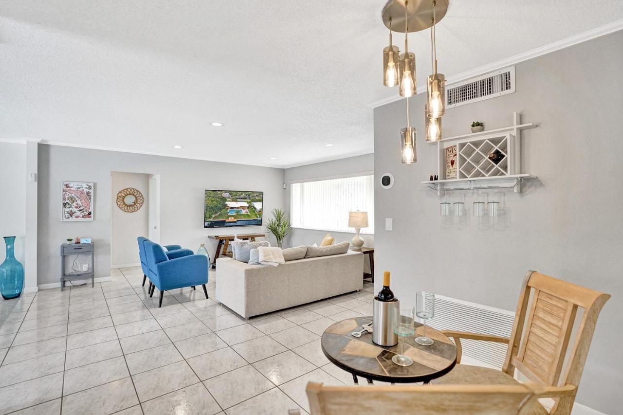 New! Waterfront Heated Pool & Jacuzzi 2 Mi To Beach - Fishing Pier Relaxing Spa & Hammock Fort Lauderdale Ngoại thất bức ảnh