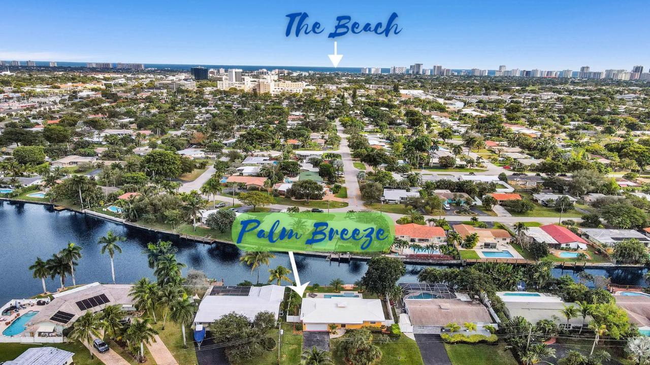 New! Waterfront Heated Pool & Jacuzzi 2 Mi To Beach - Fishing Pier Relaxing Spa & Hammock Fort Lauderdale Ngoại thất bức ảnh