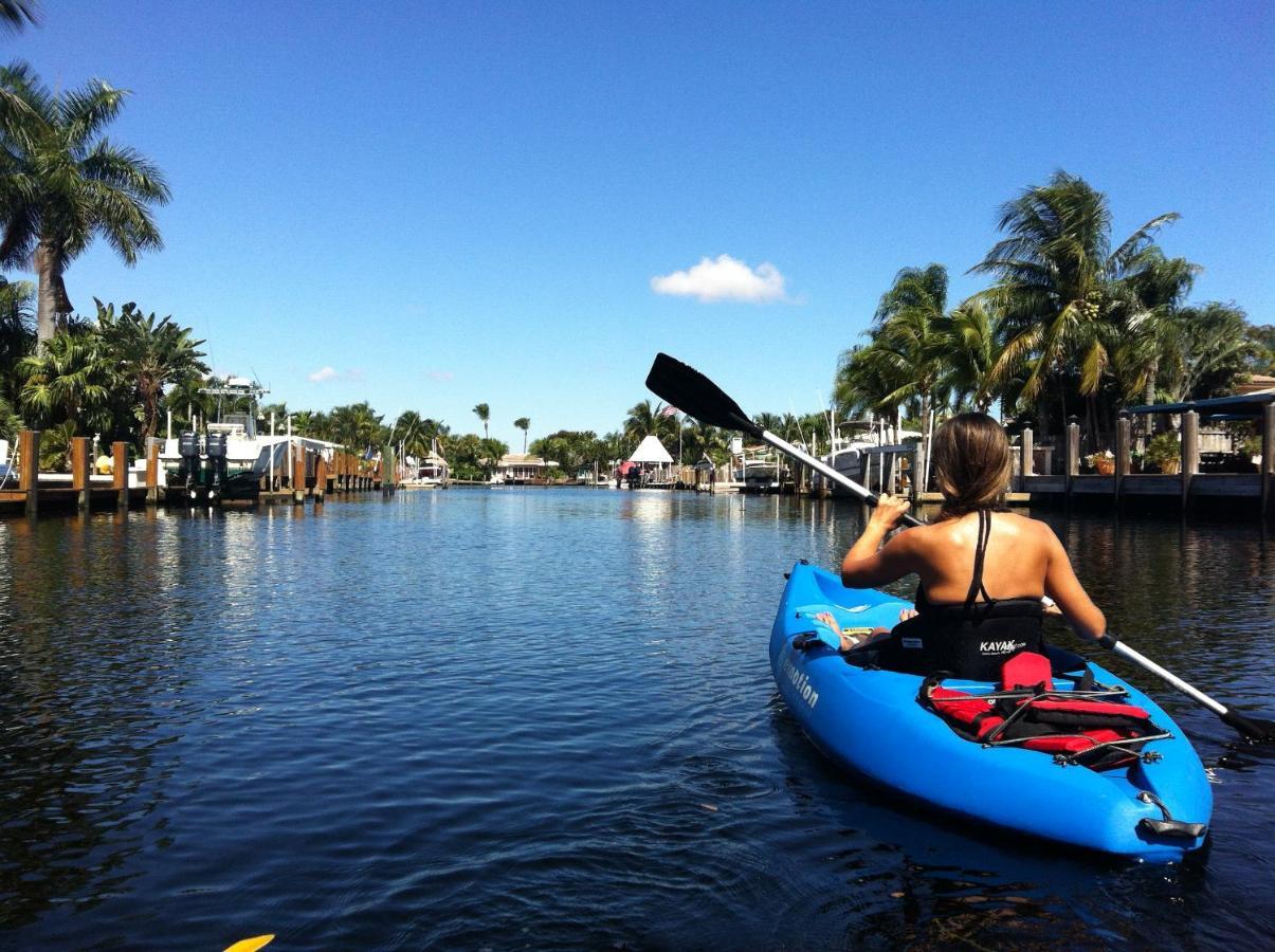 New! Waterfront Heated Pool & Jacuzzi 2 Mi To Beach - Fishing Pier Relaxing Spa & Hammock Fort Lauderdale Ngoại thất bức ảnh