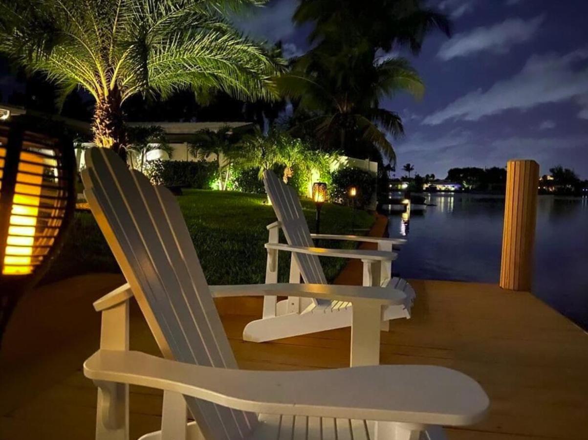New! Waterfront Heated Pool & Jacuzzi 2 Mi To Beach - Fishing Pier Relaxing Spa & Hammock Fort Lauderdale Ngoại thất bức ảnh