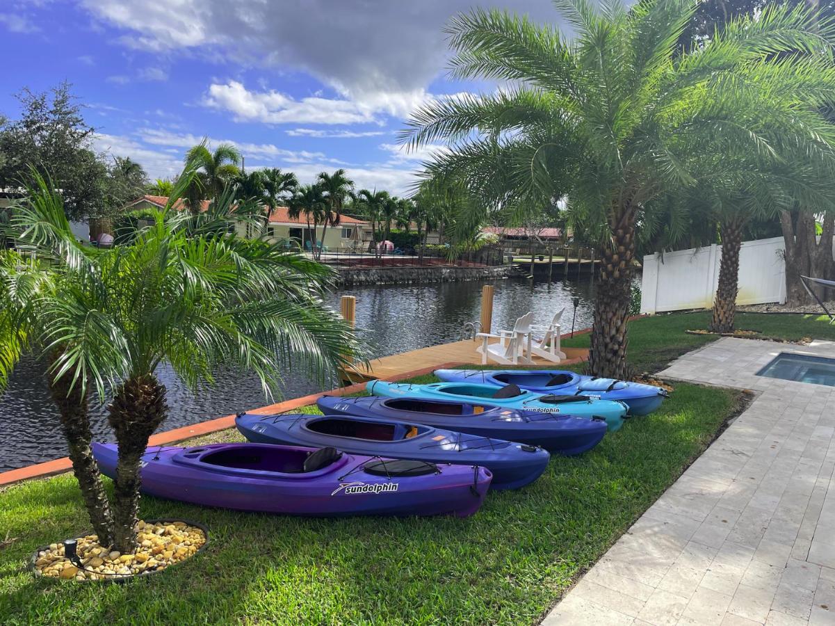 New! Waterfront Heated Pool & Jacuzzi 2 Mi To Beach - Fishing Pier Relaxing Spa & Hammock Fort Lauderdale Ngoại thất bức ảnh