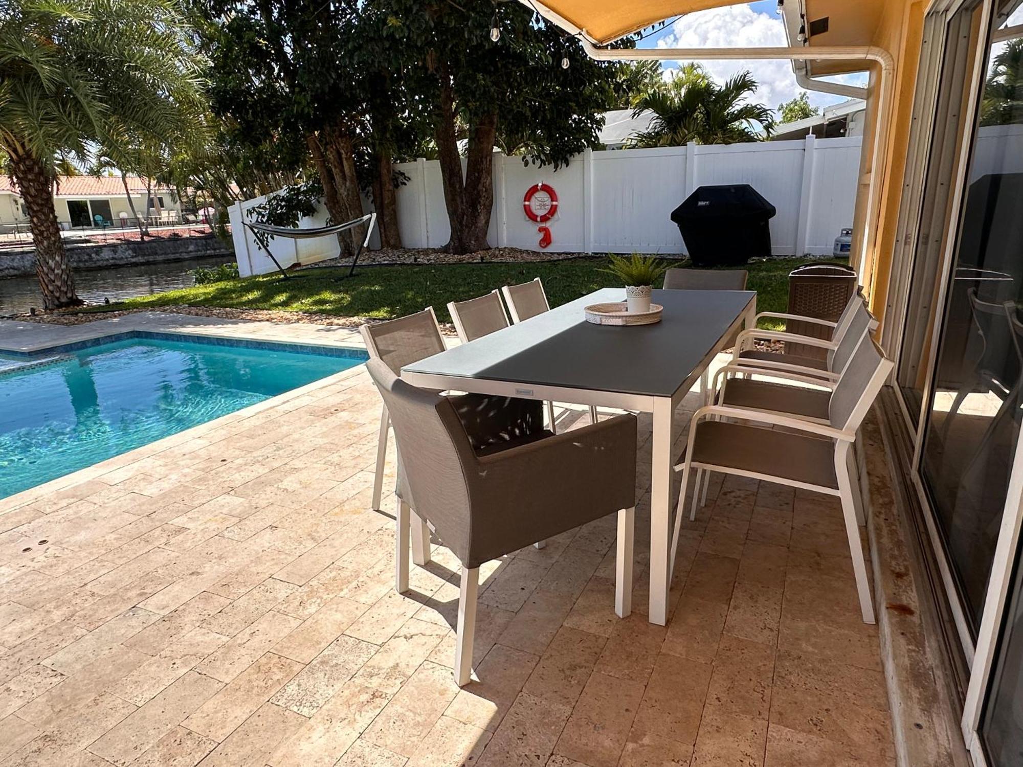 New! Waterfront Heated Pool & Jacuzzi 2 Mi To Beach - Fishing Pier Relaxing Spa & Hammock Fort Lauderdale Ngoại thất bức ảnh